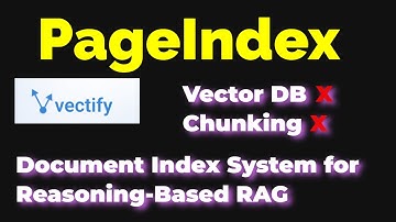 PageIndex  Document Indexing System for RAG: No Chunking, No Vector DB Needed !!