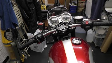 Triumph Bonneville T120 Handlebar Swap