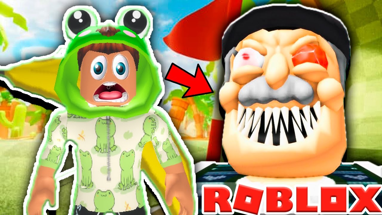 ESCAPAMOS DEL ABUELO MALVADO en ROBLOX *Escape The Golf Course Obby ...