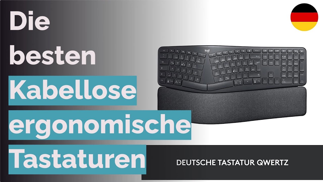 🌵 Die 2 besten Kabellose ergonomische Tastaturen - YouTube