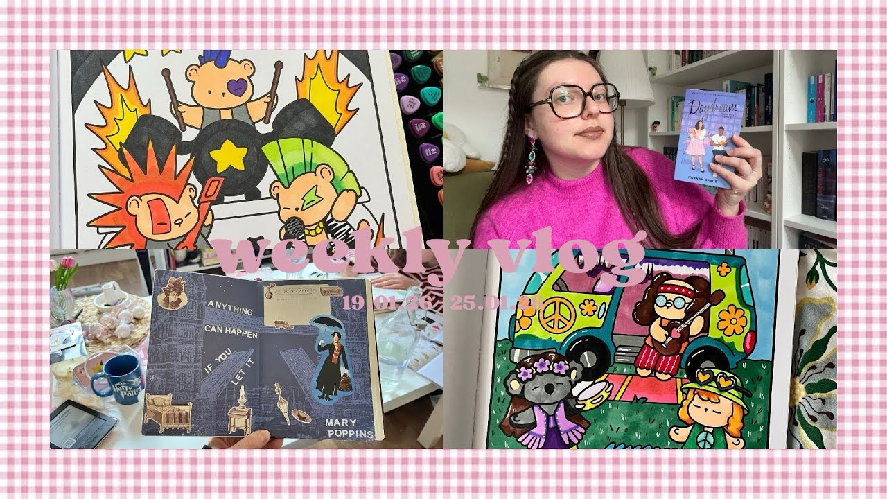 Weekly vlog : cozy colo, scrapbooking et prochaines sorties livresques 🎨📚🧡