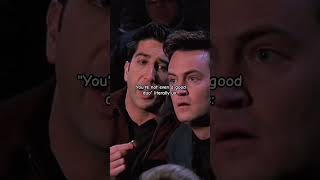 Ross And Chandler Being An Iconic Duo