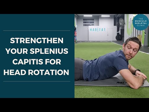 How to strengthen your splenius capitis for head rotation | The MSK Physio