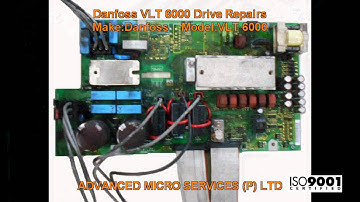 Danfoss VLT 6000 Drive Repairs @ Advanced Micro Services Pvt. Ltd,Bangalore,India
