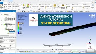 Ansys workbench tutorial | Introduction to Static Structural #ansys #ansysworkbench