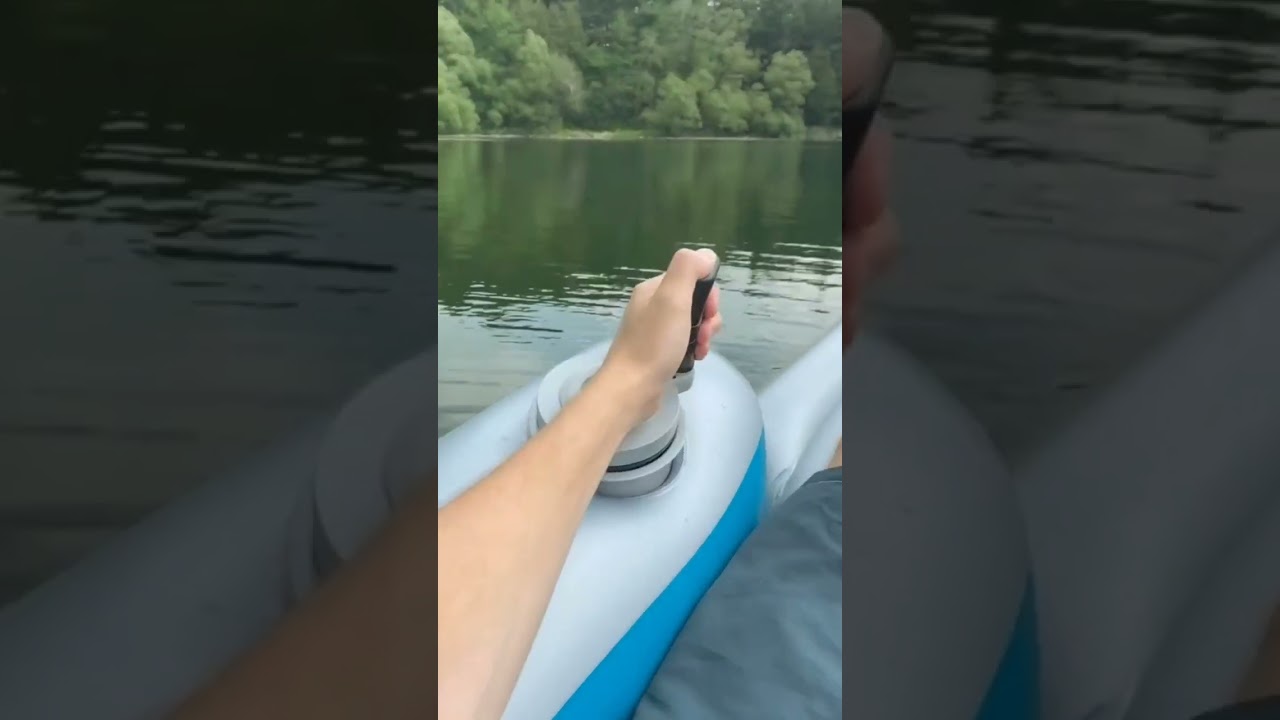 Motorized Inflatable Lounger for Pool/Lake Lightweight Durable Propellers Enclosed see description