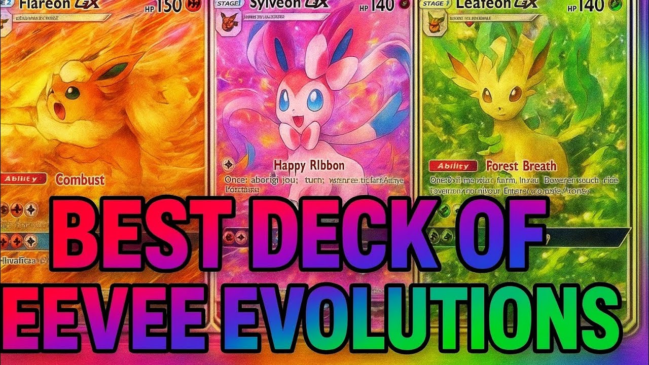 HOW TO USE THE BEST DECK OF EEVEE EVOLUTIONS 