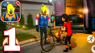 Hello Freaky Ice Scream Neighbor Town Gameplay Walkthrough Part 1 || Level 1 to 5 || screenshot 5