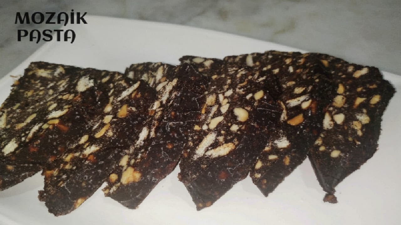 TADINA DOYAMAYACAĞINIZ ÇOK KOLAY VE PRATİK FISTIKLI MOZAİK PASTA TARİFİ