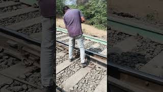 crossing nut bolt tiet#railway #railtrack #railwork #train #railwaywork