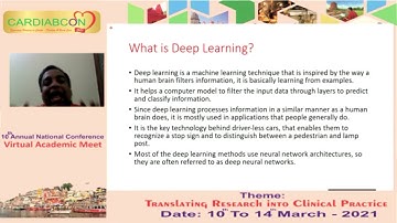 Dr. Vinaytosh Mishra - Artificial intelligence in cardiac imaging in heart failure and COVID.