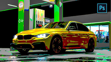 The EASIEST Way to Cartoonize Any Car in Photoshop! (Start Today!)