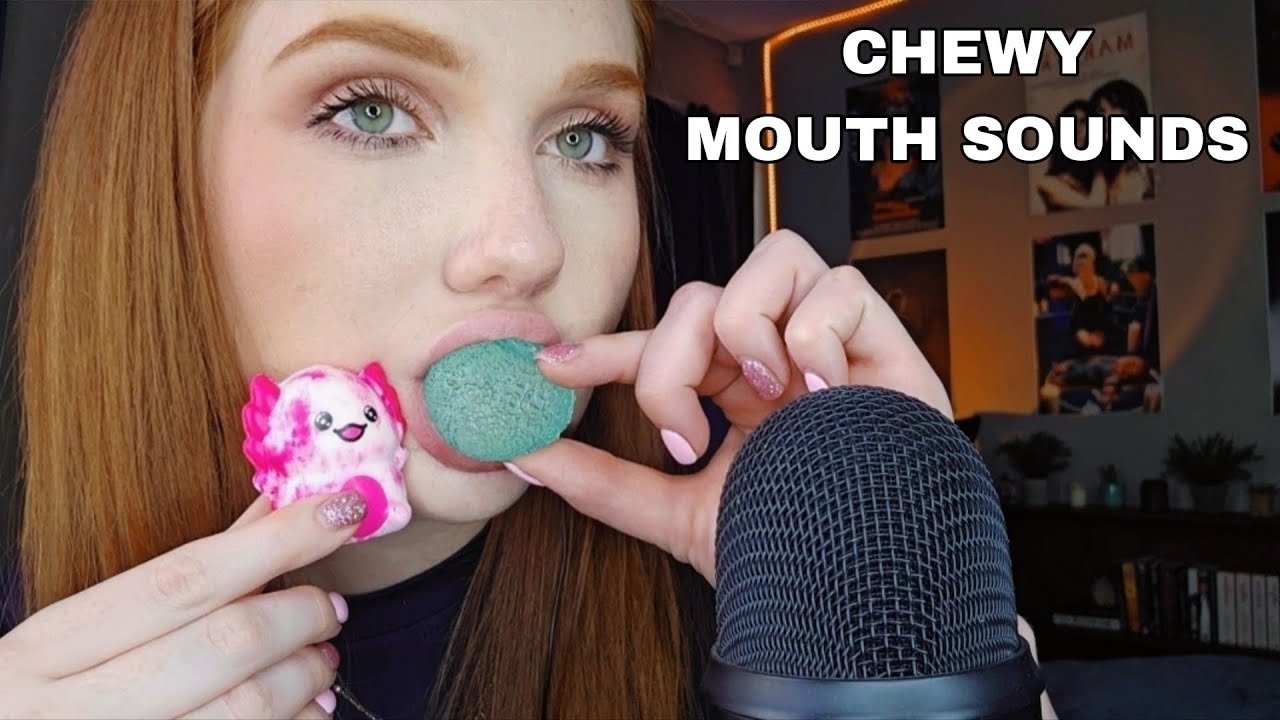 ASMR | Mouth Sounds | Chewing on random objects (inspired by 
