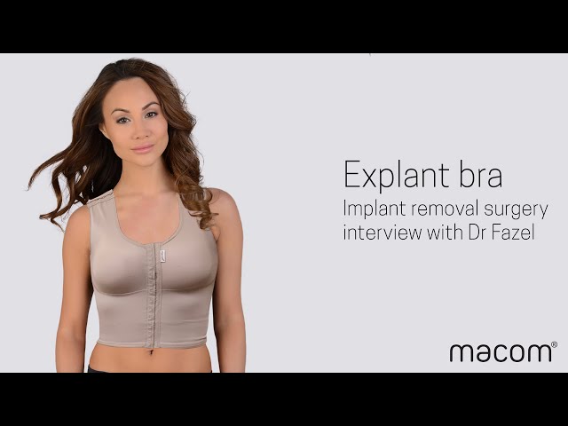 macom® talks breast explant surgery and new Explant bra with Dr