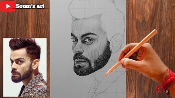 How to Draw Virat Kohli | PART-02 | step by step | Shading and small Beard Tutorial