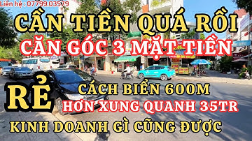 Bán Nhà Gần Biển Nha Trang.  Góc 3 Mặt Tiền Cực Hiếm đường Hoàng Diệu. Kinh doanh gì cũng được
