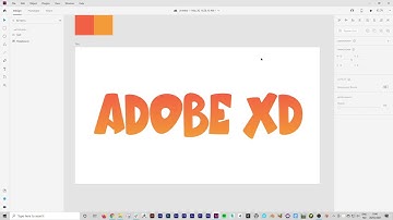Adobe XD - Quick Tip - Adding a gradient to text