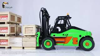 Lesu 1/14 RC hydraulic AoueLD160S forklift truck takes light system, sound system.#rcconstruction