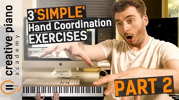 HAND INDEPENDENCE - 3 SIMPLE Hand Coordination Exercises (PART 2)