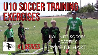 Soccer Concept Training: Passing and Movement Exercises  U10 Players