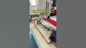 Automatic tool changing CNC drilling and tapping machine