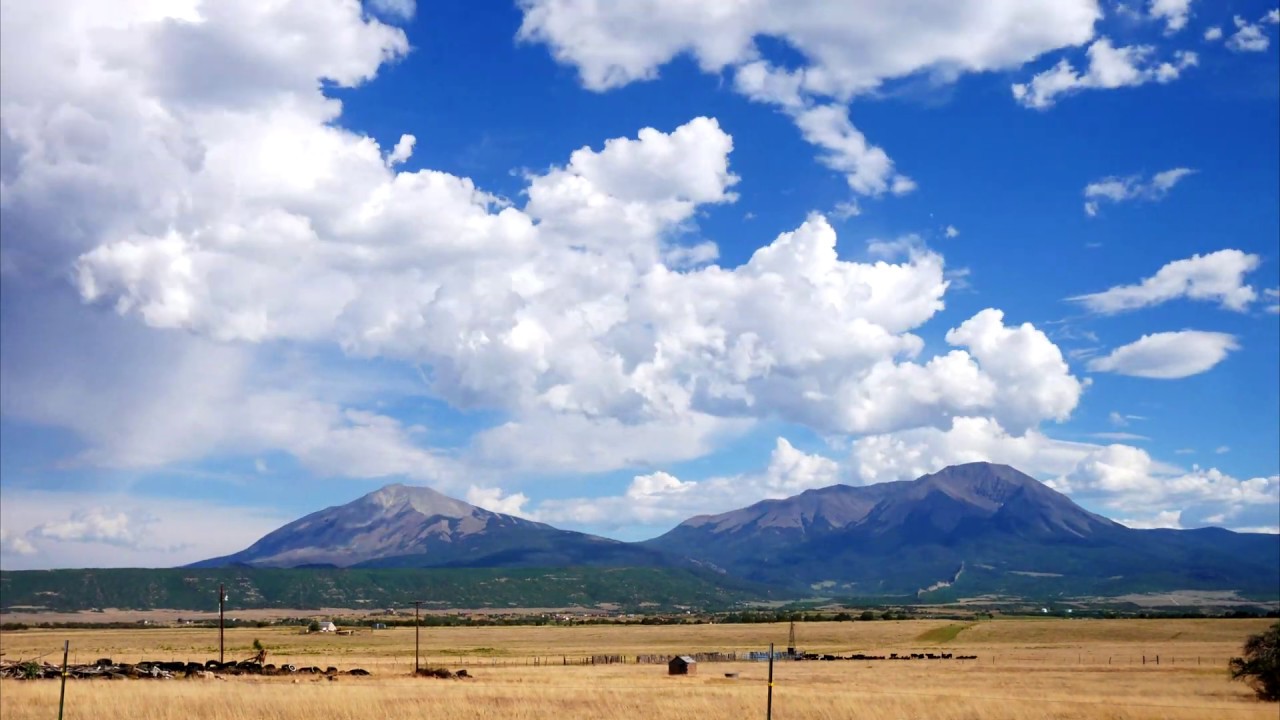 Timelapse of the Spanish Peaks near La Veta Colorado YouTube