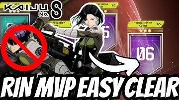 RIN IS A MUST BUILD TO EASY 3 STAR CLEAR NEW EVENT LARGE CONQUEST EVENT! Kaiju No. 8 The Game