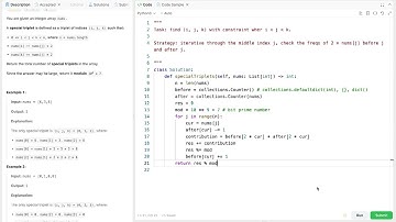 leetcode 3583  Count Special Triplets | dict