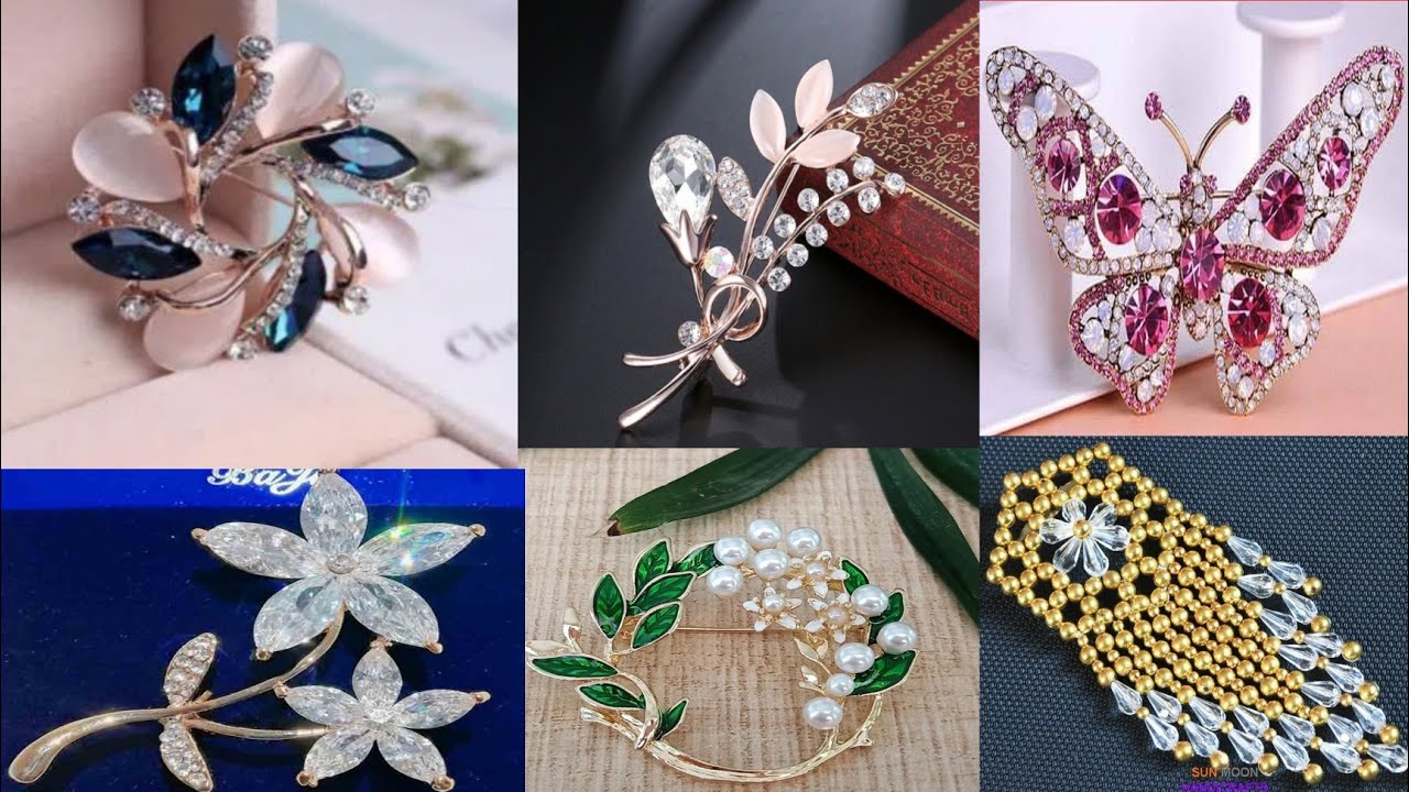 gorgeous and beautiful hijab pin collection || hijab pin Design 2022 || Lubna's life story