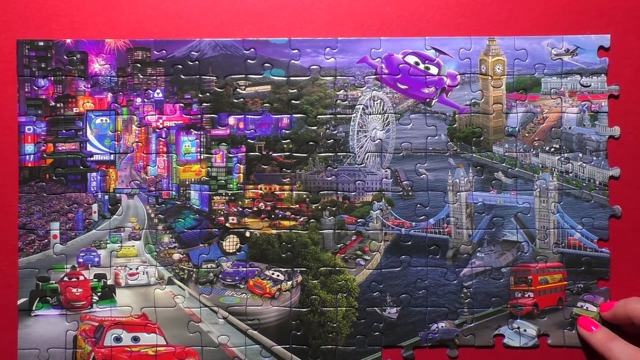 Disney PIXAR CARS Puzzle Game Ravensburger Rompecabezas Play 200 piece ...