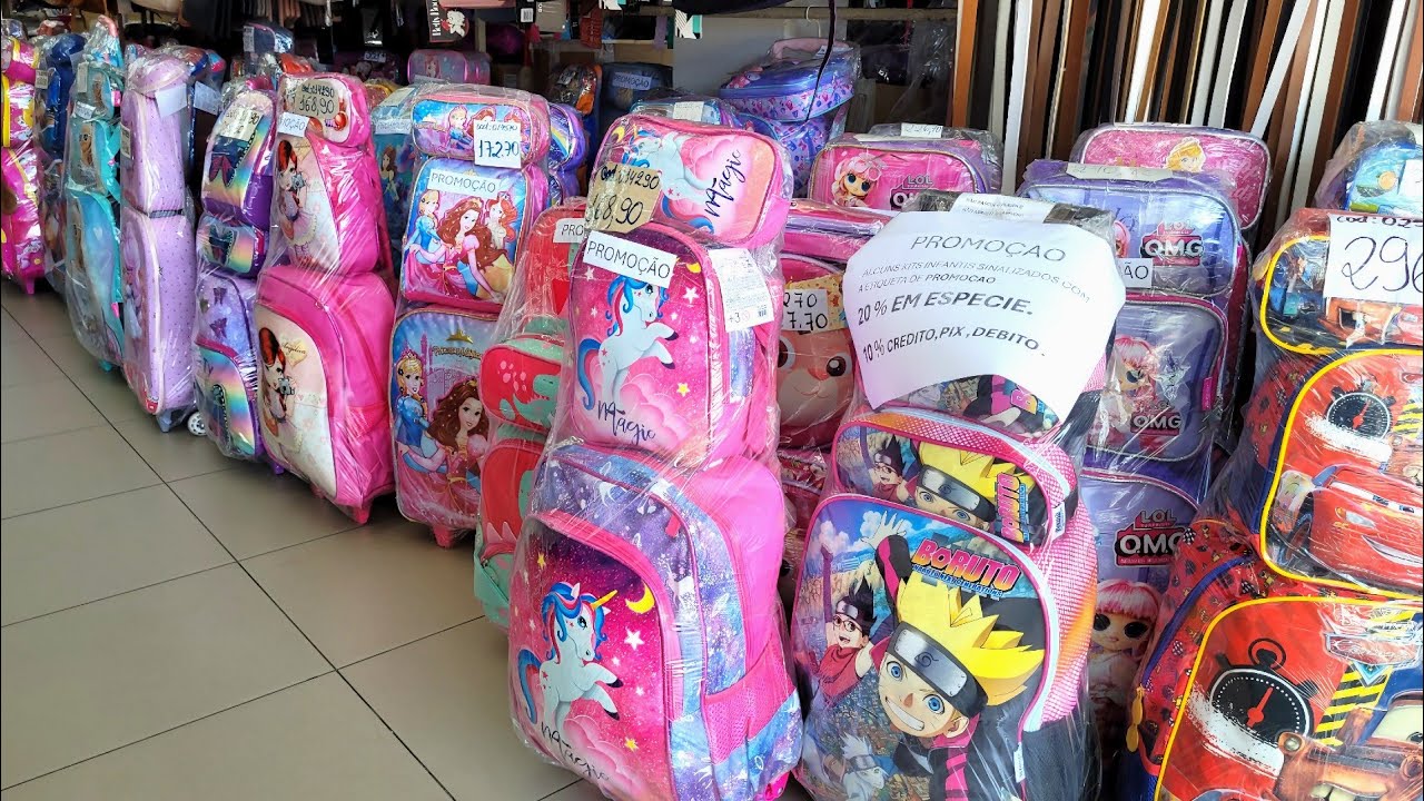 MOCHILA ESCOLAR, ENXOVAL DE BEBÊ E MAIS EM CARUARU PERNAMBUCO