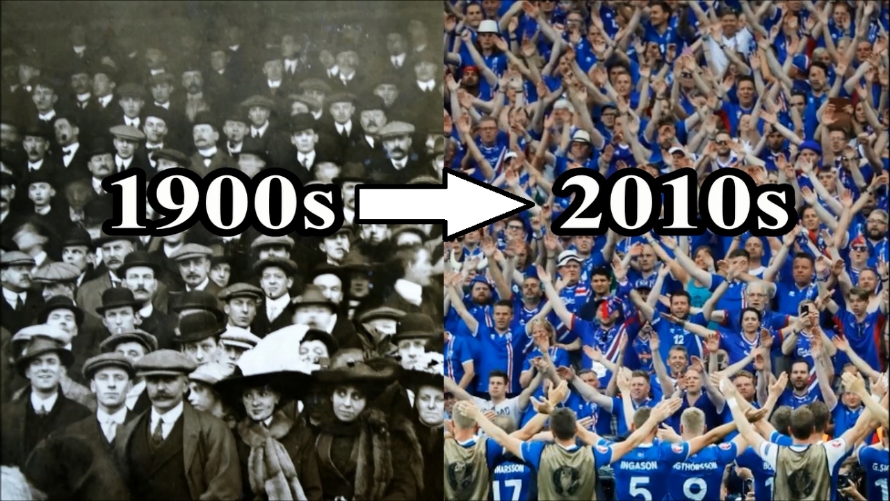 12 Decades of Football Crowds in Pictures YouTube
