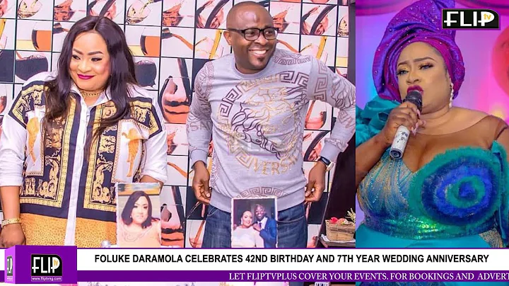 FOLUKE DARAMOLA CELEBRATES 42ND BIRTHDAY AND 7TH YEAR WEDDING ANNIVERSAY
