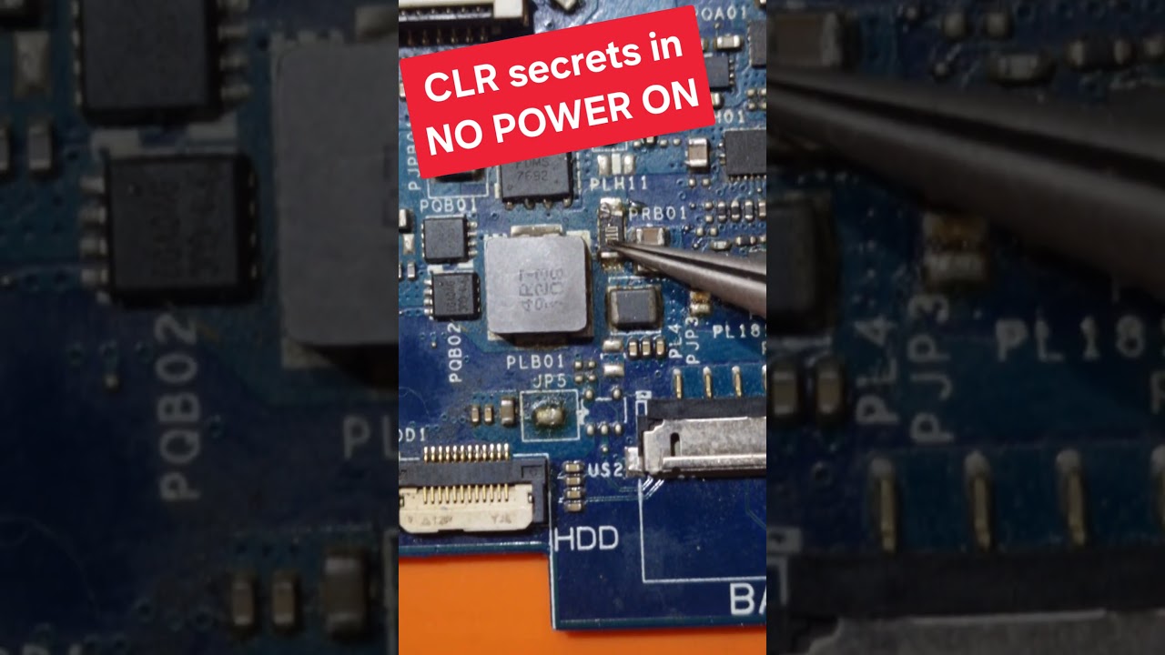 CLR Secrets REVEALED in Laptop NO POWER Diagnosis! ⚡️🔬 