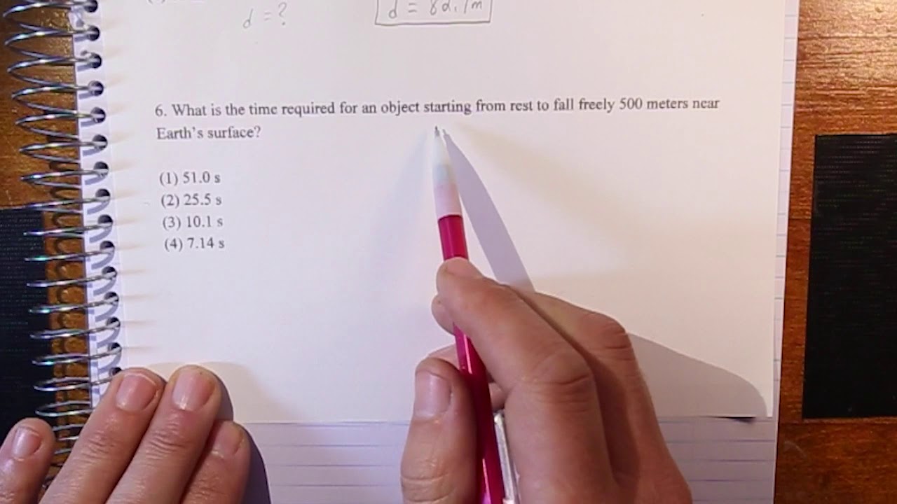 Ep 1.3 Part 2 1D Kinematics Example Problems Solved (High School ...