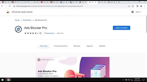 Ads Blocker Pro adware-type extension removal.