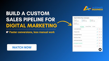 How to create a pipeline for digital marketing industry in Automate CRM