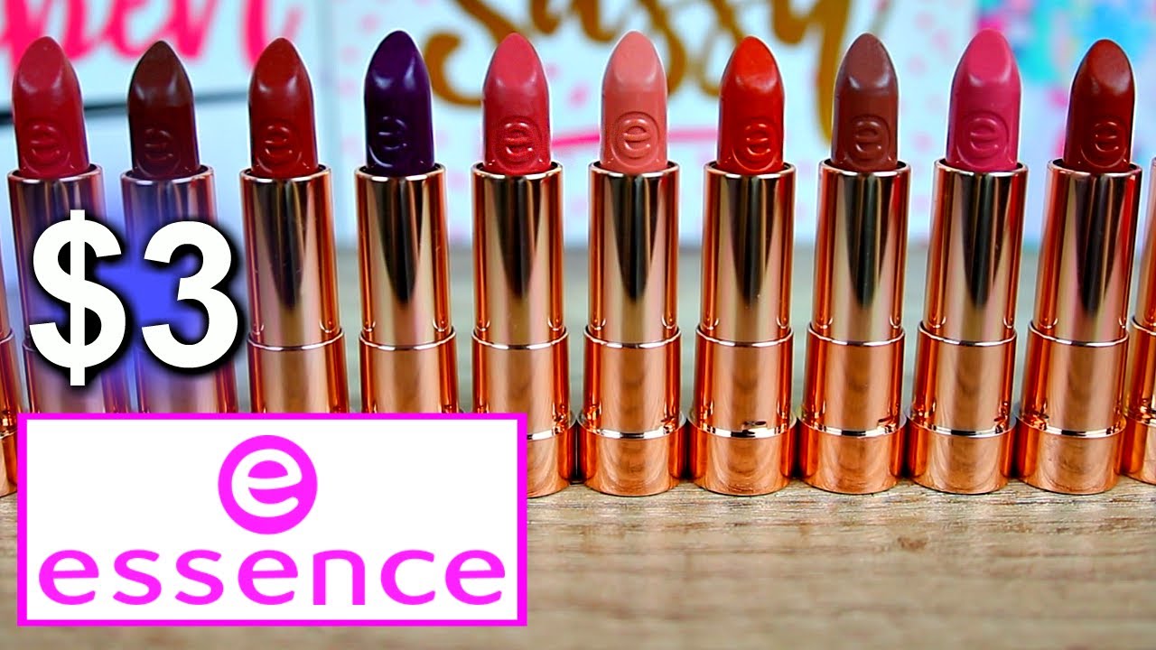 Essence This Is Me Lipstick Swatches