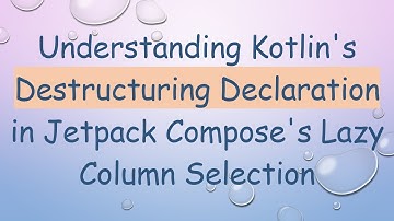 Understanding Kotlin