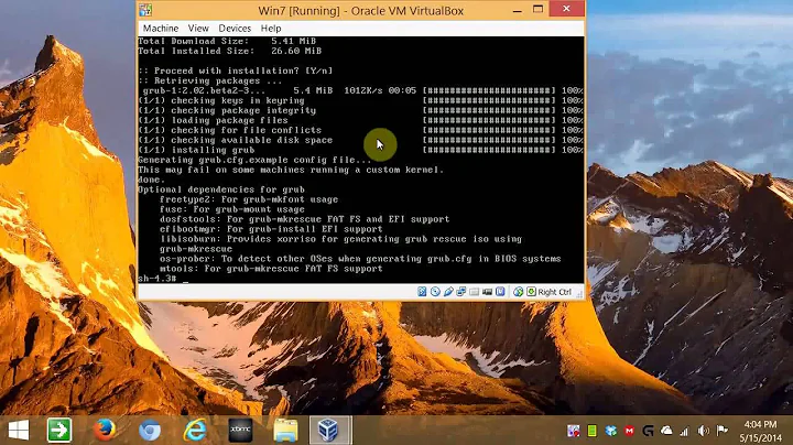 Arch Linux & Windows 7 ☆ Dual Boot Tutorial