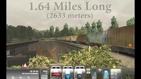 TS2012 Long Consist - 1.5+ Miles Long - Donner Pass