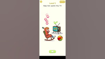 Delete Puzzle Level 4 | Delete Puzzle Help him watch the TV Solution
