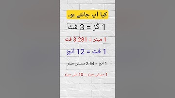 Basic Units For Measurements || #maths #measurement #measuring #education #shorts