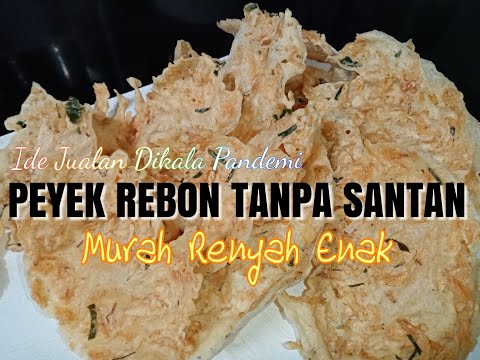 Resep Peyek Udang Rebon Tanpa Santan
