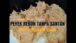 Resep Peyek Rebon Tanpa Santan  Murah Renyah Enak  Resep Lengkap Beserta Tipsnya