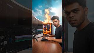 Editor on Fire Effect - Tutorial #ai #flow #Google #nanobananapro #veo3