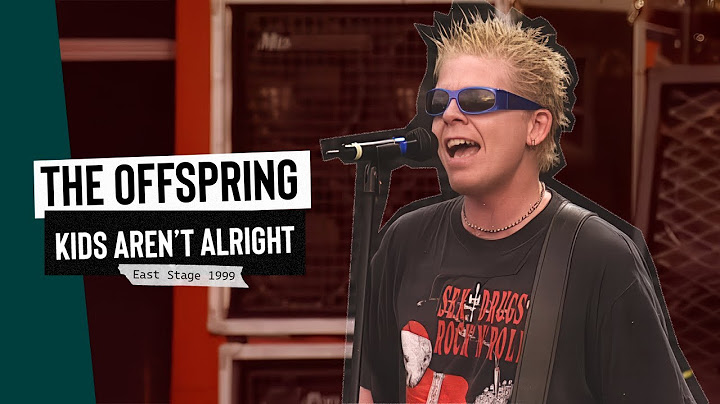 The Offspring - The Kids Aren't Alright | Live at Woodstock '99 East Stage (1999)