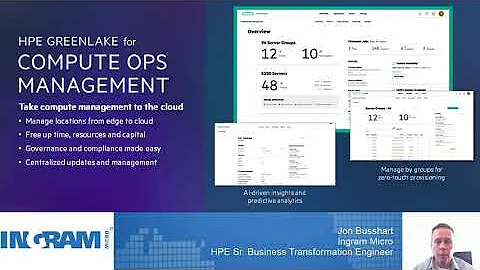 GreenLake: Compute Ops Management