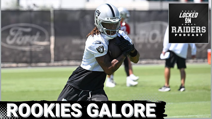 Las Vegas Raiders draft pick features on Donte Thornton, Jr. and Cody Lindenberg