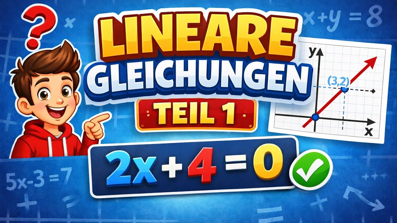 Lineare Gleichungen – Grundlagen leicht gemacht | Teil 1